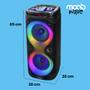 Imagem de Caixa de Som Moob Wave Bluetooth 5.0 TWS 2 Alto Falantes Painel LED e Entrada para 2 Microfones 500W