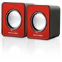 Imagem de Caixa De Som Multilaser 2.0 Mini 3W Rms Vermelho