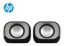 Imagem de Caixa De Som Multimídia HP DHS-2111 para PC Notebook 6w Mini Preta Conexão USB P2