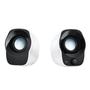 Caixa de Som Multimidia Logitech Z120 com Sistema 2.0 e Conexão 3,5mm, Branco - 980-000573 Imagem de Caixa de Som Multimidia Logitech Z120 com Sistema 2.0 e Conexão 3,5mm, Branco - 980-000573
