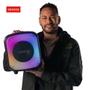 Imagem de Caixa de Som PartyBox AIWA PB-07 Bluetooth 8H RGB USB TWS Preto