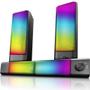 Imagem de Caixa De Som Pc Computador RGB Gamer Para Notebook Soundbar Tv CS-35