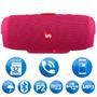 Imagem de Caixa de Som Portátil Bluetooth Wireless USB Micro SD Auxiliar P2 Rádio FM 20W Storm 3 Rosa Shutt