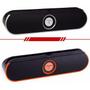 Imagem de Caixa De Som Portátil Com Bluetooth Dock Preto Com Vermelho