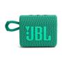 Imagem de Caixa de som portatil jbl go 3 eco verde ip67 bluetooth 4.2w rms jblgo3ecogrn