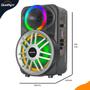Imagem de Caixa de Som Portátil Lenoxx LCA8 300W Bluetooth Com Led