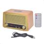 Imagem de Caixa de Som Portátil Retro TRC 212 Bivolt Com Bluetooth e USB 35W RMS