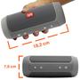 Caixa de Som Portátil Shutt 15W Bluetooth Wireless USB Auxiliar Micro SD P2 Rádio FM Storm 2 Imagem de Caixa de Som Portátil Shutt 15W Bluetooth Wireless USB Auxiliar Micro SD P2 Rádio FM Storm 2