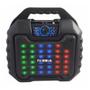 Imagem de Caixa De Som Rádio FM RGB Flash Light Karaoke MK-B20 Preta