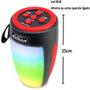 Imagem de Caixa de Som Recarregável Portátil Sem Fio Bluetooth LED