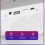 Imagem de Caixa De Som Rgb G Speaker Design Branco Bluetooth