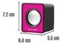 Imagem de Caixa de Som Rosa Multilaser Usb Para Pc e Nootbook Kit com 10 Pares