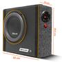 Imagem de Caixa De Som Slim Automotivo Shutt 200w Subwoofer Concept 8 Polegadas LED Carro Grave Forte