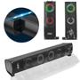 Imagem de Caixa de som Soundbar e Subwoofer para PC e Notebook Multimídia 12W Usb P2 com Led Knup - KP-6040