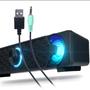 Imagem de Caixa de Som Soundbar Pc Gamer Iluminação LED RGB Alto Falante Subwoofer USB