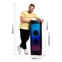 Caixa de Som Torre Flamebox DJ 5000W RMS Bluetooth AUX/USB/SD/TWS Pulse - SP512 Imagem de Caixa de Som Torre Flamebox DJ 5000W RMS Bluetooth AUX/USB/SD/TWS Pulse - SP512