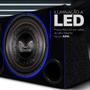 Imagem de Caixa De Som Trio Champion 800w Subwoofer 12 Polegadas Bomber Bicho Papão LED Grave Forte Automotivo