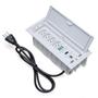 Imagem de Caixa De Tomada 7 Blocos 4 Tom 20A 1 USB Dados 1 RJ-45 3 USB