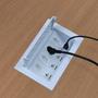 Imagem de Caixa de Tomada Branca Para Embutir Em Mesa E Painel Com 4 Tomadas E 3 Conectores Cat5e Dutotec