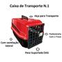 Imagem de Caixa de Transporte + Casinha Cachorros Pequeno Vermelho N1