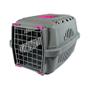 Imagem de Caixa de Transporte DuraPets Pink com Porta de Aço para Cães e Gatos - Tamanho 3
