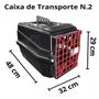 Imagem de Caixa de Transporte N2 Alça e Porta Resistente Pet Preto