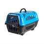 Imagem de Caixa De Transporte Para Cães E Gatos Pets Pequena N1 Cor Azul Jel Plast Pet Au