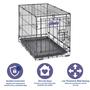 Imagem de Caixa de Transporte para Cães iCrate XS da Midwest Homes for Pets - Para Pets de até 5,4kg