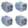 Imagem de Caixa de Transporte Para Gatos Durapets Neon Porta Acrílica N1