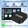 Imagem de Caixa de Vídeo Multimídia Carplay AI Box ZHNN com Android 11 para Carro