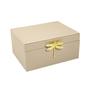 Imagem de Caixa Decorativa em MDF Com Revestimento Fendi em Pu Com Aplique De Libélula 20x26x12,5cm 