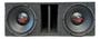 Imagem de Caixa duto régua vertical 2 alto falante hard power hp 750 4 ohms som automotivo