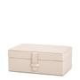 Imagem de Caixa em MDF Com Revestimento em PU Bege G 23,5x14,5x9cm