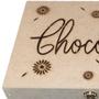 Imagem de Caixa Embalagem Chocolate Em Mdf 26X19X6 Cm