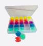 Imagem de Caixa Estojo Com 25 Bobinas Altas Color Maquinas Domesticas