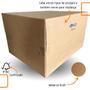 Imagem de Caixa Grande de Papelão Kraft para Mudanças e Envios  50x30x40 Kit com 3 unidades Forte e Resistente 