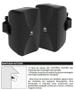 Imagem de Caixa JBl Control SA-PRO C-SA5 Kit com 4 caixas cor Preto