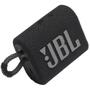Imagem de Caixa JBL Go 3 Preta, 4.2W RMS, Bluetooth, IP67 á Prova D'água, JBLGO3BLK   HARMAN JBL