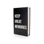 Imagem de Caixa Livro Decorativo "Keep Great Memories" Preto 27x14x5 cm - D'Rossi