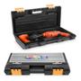 Imagem de Caixa maleta para ferramentas furradeira parafusadeira com compartimentos externo master box 5007