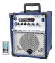 Imagem de Caixa Multi Uso 5 Pol 40W Com Bluetooth Tb 100 Azul Turbox