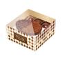 Imagem de Caixa New Practice para Meio Ovo 100 g com 3 Docinhos - Tons de Chocolate - 6 Unidades - Cromus - Rizzo