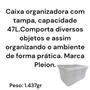 Imagem de CAIXA ORGANIZADORA 47L 39x59,6x28,6CM COM TAMPA 0600 BIOPRATIKA