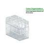 Imagem de Caixa Organizadora 6 Divisórias C/ Tampa Transparente 18X10X10 Cm