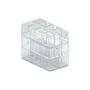 Imagem de Caixa Organizadora 6 Divisórias C/ Tampa Transparente 18X10X10 Cm