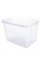 Imagem de Caixa Organizadora Gran Box com tampa em Plástico Transparente 19L - Plasutil