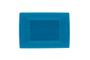 Imagem de Caixa Organizadora Grande 30 Litros Com Trava Cobalto Translúcido Plástica Tampa Multiuso Retangular Cesto Transparente Casa Box Closet Organize Alta
