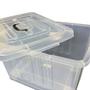 Imagem de Caixa Organizadora Transparente Container Plasnew N4 38,2L