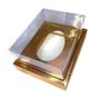 Imagem de Caixa Ovo de Colher com Moldura - Rose Gold 250g - 5 unidades - Assk - Páscoa Rizzo