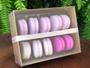 Imagem de Caixa para 10 Macarons com Berço Ref. M10BCB Branco - 10,5x14,5x5cm - 1 Unidade - San Felipo Rizzo Confeitaria